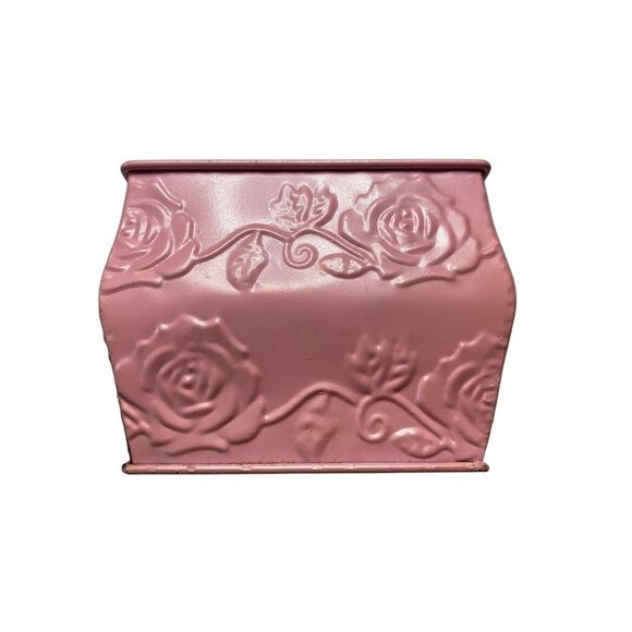 Vintage Original Light Pink Metal Matte Antelope Planter Window Box Art Pottery - Picture 5 of 12